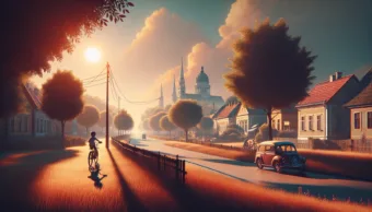 Emlékszel a gyerekkori biciklizésekre a nyári estéken? Emlékszel a gyerekkori biciklizésekre a nyári estéken?