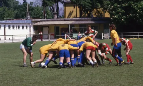 III. Sujtás utca, a Gázgyár sporttelepe, Békásmegyeri Lakótelep SE – Pécs rögbi … #RK1773805374