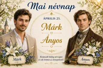 Mai névnap – április 25.: Márk és Ányos