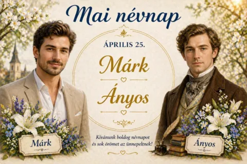Mai névnap – április 25.: Márk és Ányos