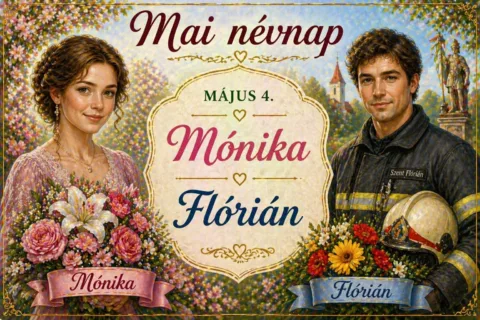 Mai névnap – május 4.: Mónika és Flórián