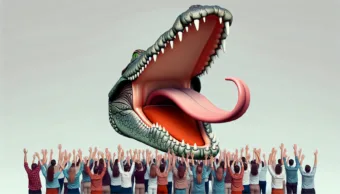 Megdöbbentő, de igaz: a krokodilok számára a nyelvük is felfordulhat