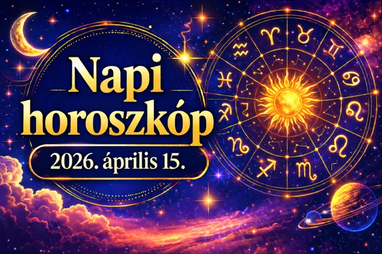 Napi horoszkóp – 2026. április 15. Egy apró jel ma nagy változást indíthat el Napi horoszkóp – 2026. április 15.: Egy apró jel ma nagy változást indíthat el