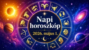 Napi horoszkóp – 2026. május 1.: Két csillagjegy végre lezár valamit