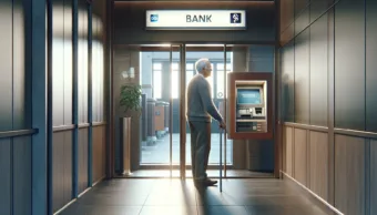 Vicc: A nyugdíjas bácsi elmegy a bankba, hogy felvegye a nyugdíját.