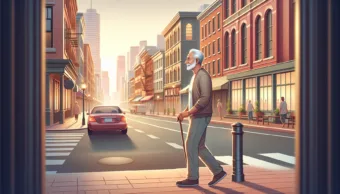 Vicc: A nyugdíjas bácsi sétálgat a városban, amikor észreveszi, hogy az úton…