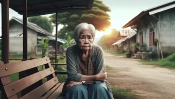 Vicc: A szomszédos faluban ült a régi néni a padon, és nagyon unatkozott…