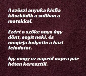 Vicc: A szöszi anyuka kisfia küszködik a suliban a matekkal – TUDNOD…