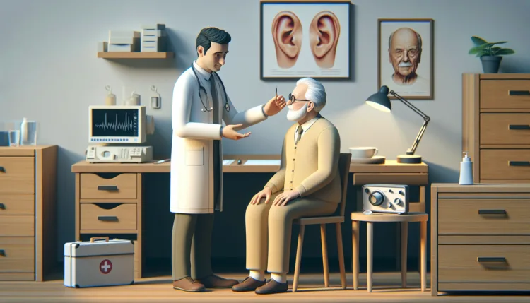 Vicc: Egy öreg bácsi elmegy az orvoshoz, mert nagyon meggyűlt Vicc: Egy öreg bácsi elmegy az orvoshoz, mert nagyon meggyűlt a baj a hallásával…