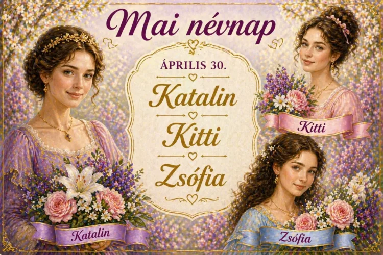 Vicc: Mai névnap – április 30.: Katalin, Kitti és Zsófia Vicc: Mai névnap – április 30.: Katalin, Kitti és Zsófia
