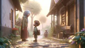 Vicc: Móricka megy a boltba, és találkozik egy idős néni.