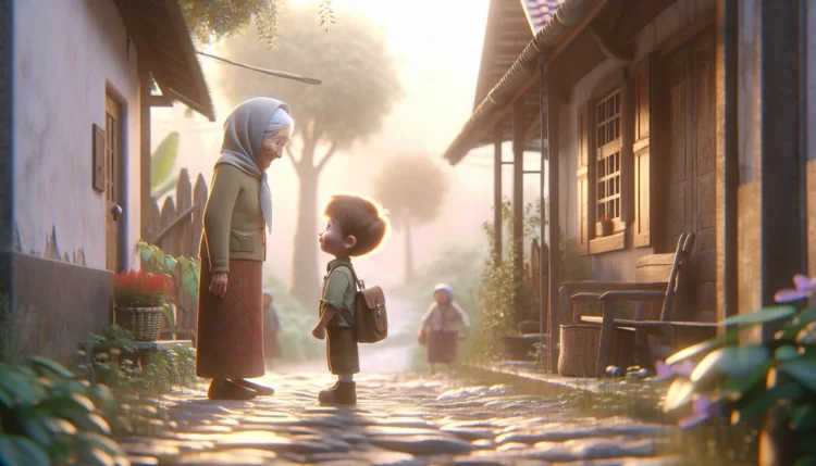 Vicc: Móricka megy a boltba, és találkozik egy idős néni. Vicc: Móricka megy a boltba, és találkozik egy idős néni.