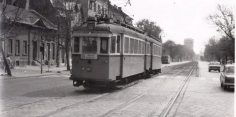 1970-es évek.  Bp., a Váci út Thälmann (Fiastyúk) utcánál.
BRK
 #RK1779282005