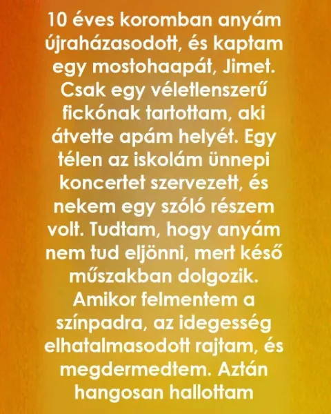 Az éjszaka, amikor a mostohapapám megmutatta, mit jelent a család