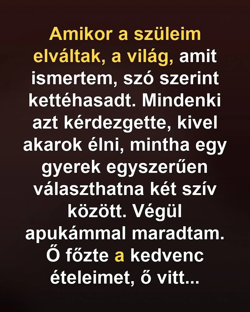 Évekig kínozott anyám haragja, de apám titka mindent megmagyarázott