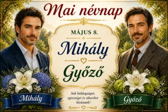 Mai névnap – május 8.: Mihály és Győző