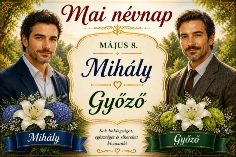 Mai névnap – május 8.: Mihály és Győző