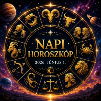 Napi horoszkóp – 2026. június 1.: Egy váratlan találkozás ma mindent összezavarhat
