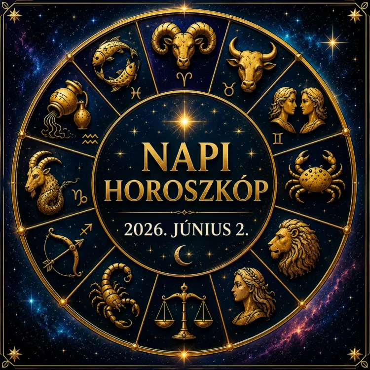 Napi horoszkóp – 2026. június 2. Ma valaki olyat lép, amire senki nem számított Napi horoszkóp – 2026. június 2.: Ma valaki olyat lép, amire senki nem számított