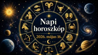 Napi horoszkóp – 2026. május 16.: Ma több jegy is rájön, hogy rossz ajtón kopogtatott