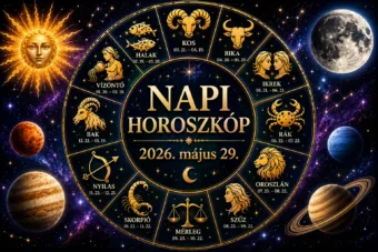 Napi horoszkóp – 2026. május 29. Ma nem annak lesz előnye, aki mindenkinek megfelel Napi horoszkóp – 2026. május 29.: Ma nem annak lesz előnye, aki mindenkinek megfelel