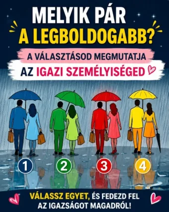 Rejtvény: Melyik pár a legboldogabb? A választásod sokat elárul rólad