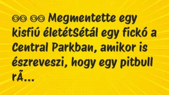 Viccek: 
		  
		  Megmentette egy kisfiú életétSétál egy fickó …