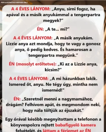 Az óvodából hazafelé menet a lányom „másik anyukájáról és apukájáról”…