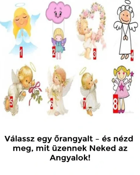 Rejtvény: Válassz egy őrangyalt – és nézd meg, mit üzennek Neked az Angyalok!