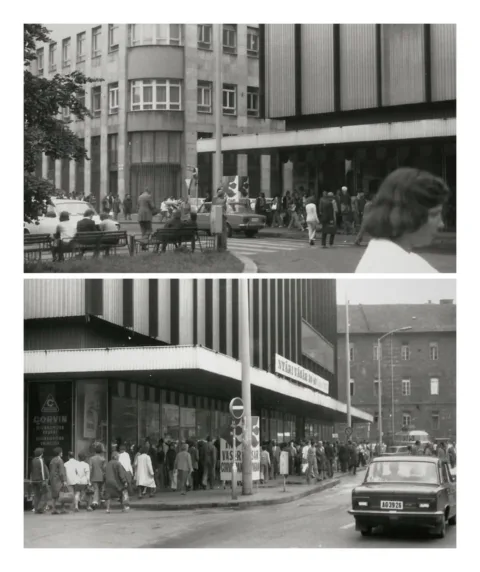 1970 körül. A Corvin Áruház, Blaha Lujza tér. #RK1781868028 1970 körül. A Corvin Áruház, Blaha Lujza tér.
#RK1781868028