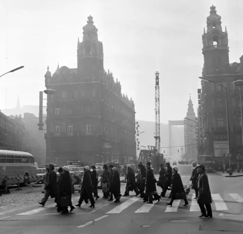 1975.  Bp., Felszabadulás tér (Ferenciek tere).
FORTEPAN
 #RK1782648902