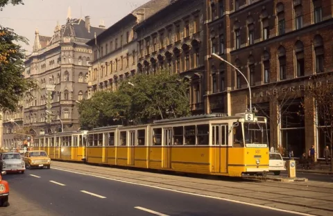 1978. Bp., a 6-os villamos a Nagykörúton.
BRK
 #RK1782821703