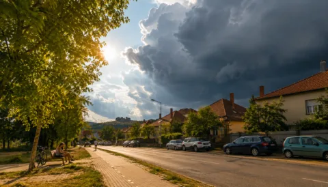 Holnapi időjárás június 21.: 34 fok fölött, zivatarokkal