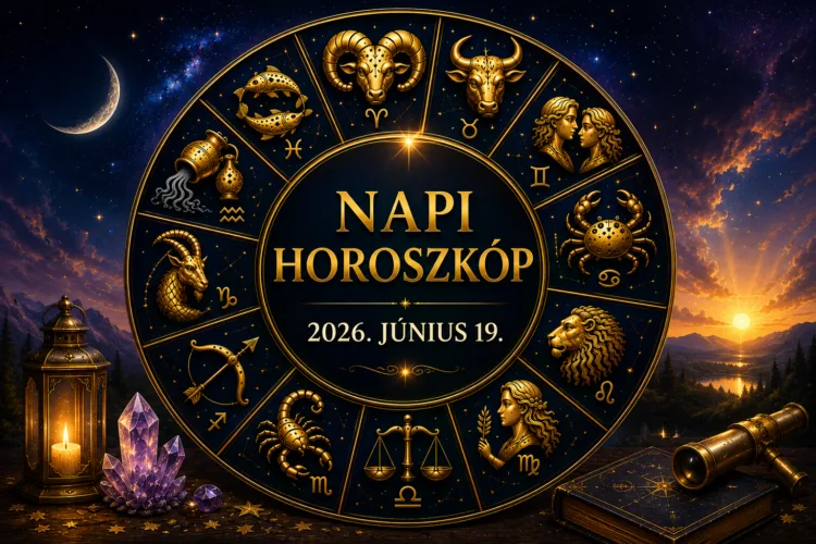 Napi horoszkóp – 2026. június 19. Egy régi kapcsolat ma új értelmet nyerhet Napi horoszkóp – 2026. június 19.: Egy régi kapcsolat ma új értelmet nyerhet