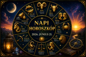 Napi horoszkóp – 2026. június 21. Ma valaki váratlanul felboríthatja a terveidet – de a javadra Napi horoszkóp – 2026. június 21.: Ma valaki váratlanul felboríthatja a terveidet – de a javadra