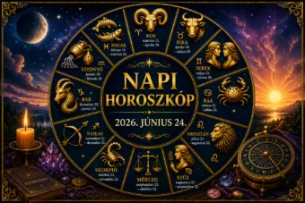 Napi horoszkóp – 2026. június 24. Valaki ma felfedi a valódi érzéseit Napi horoszkóp – 2026. június 24.: Valaki ma felfedi a valódi érzéseit