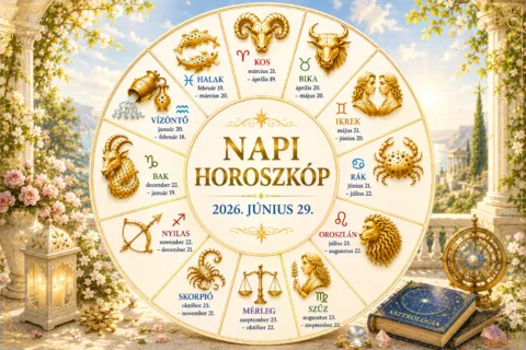 Napi horoszkóp – 2026. június 29.: Valaki ma váratlanul megkönnyítheti a dolgodat