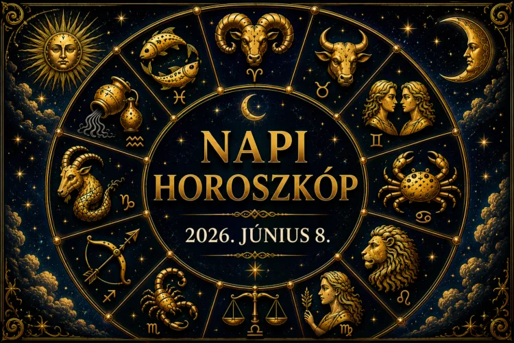 Napi horoszkóp – 2026. június 8. Két csillagjegy ma végre megszabadul egy régóta cipelt tehertől Napi horoszkóp – 2026. június 8.: Két csillagjegy ma végre megszabadul egy régóta cipelt tehertől