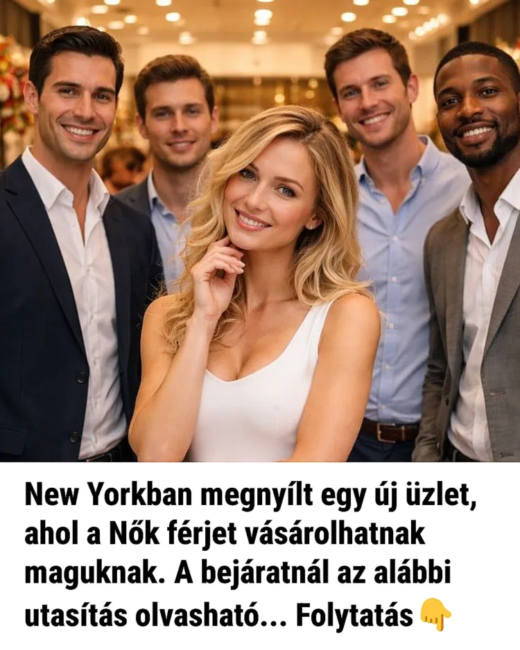 New Yorkban megnyílt egy új üzlet, ahol a Nők férjet Egyedülálló üzlet nyílt New Yorkban: Nők jöhettek vásárolni… férjet!
