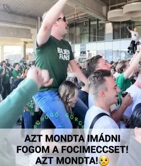 Azt mondta imádni fogom a focimeccset...