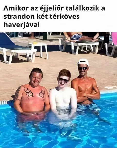 Amikor az éjjeliőr találkozik a strandon két térköves haverjával