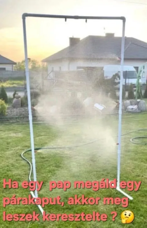Ha egy pap megáld egy párakaput, akkor meg leszek keresztelve?