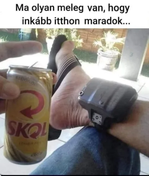 Ma olyan meleg van, hogy inkább itthon maradok...