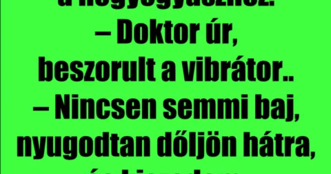 Vicc: A szőke nő elmegy a nőgyógyászhoz - Vicc: A szőke nő elmegy a nőgyógyászhoz –