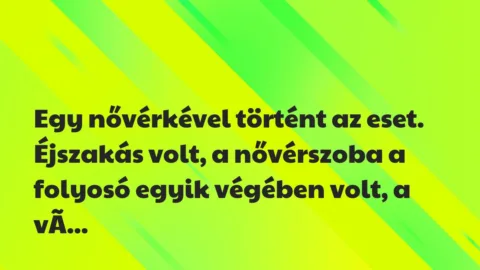 Vicces történet: 
	    	    


Egy nővérkével történt az eset….