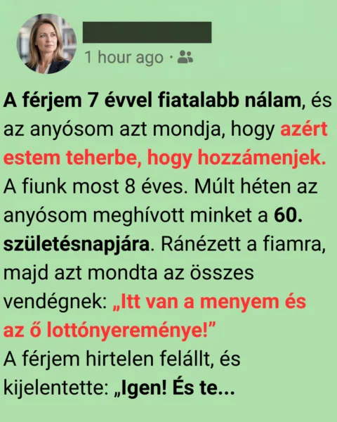 A férjem védett meg az anyja ádáz rohamaitól: Megható történet egy születésnapról