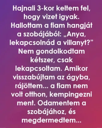 Az éjszaka megszólaló hang – Egy édesanya szívbemarkoló története
