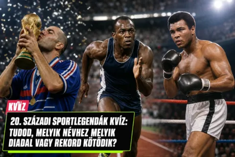 20. századi sportlegendák kvíz: tudod, melyik névhez melyik diadal vagy rekord kötődik?