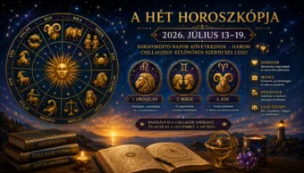 A hét horoszkópja (2026. július 13–19.): Sorsfordító napok következnek – három csillagjegy különösen szerencsés lesz