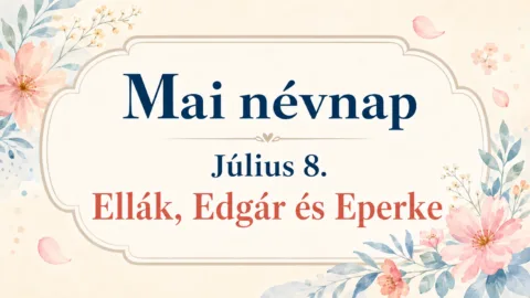 Mai névnap – Július 8.: Edgár, Eperke és Ellák